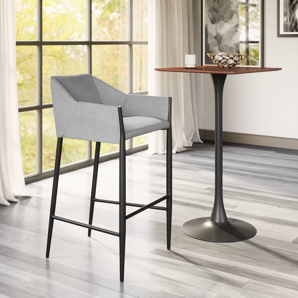 Andover Barstool Slate Gray. Picture 8