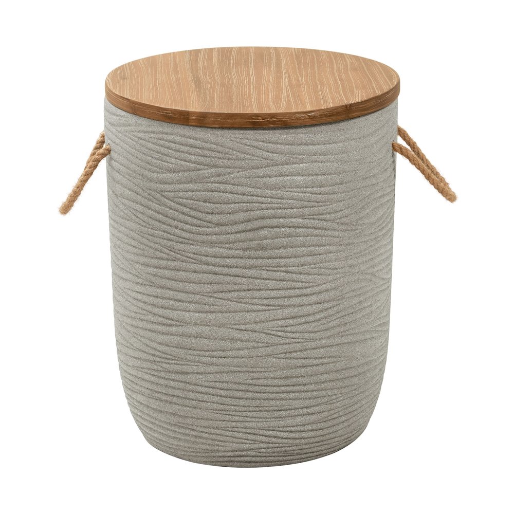 Biban Side Table Natural & Gray. Picture 2