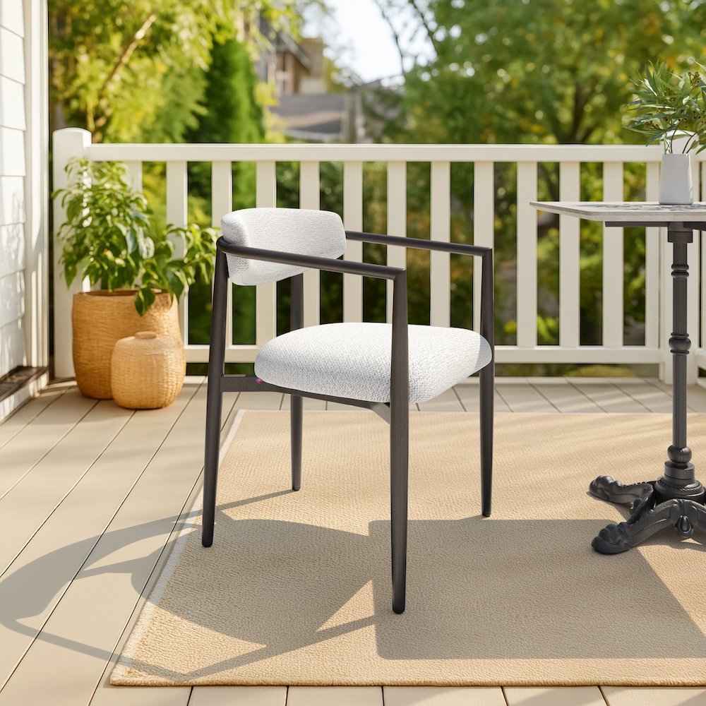 Midori Dining Chair White. Picture 8