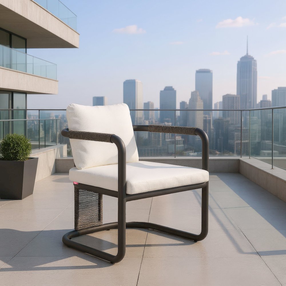 Ciel Dining Chair (Set of 2) Ivory. Picture 3