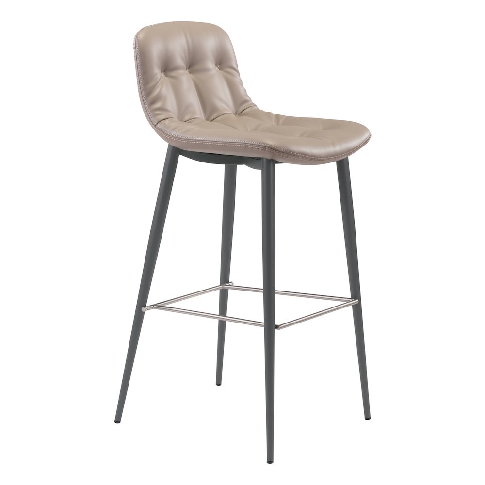 Tangiers Barstool (Set of 2) Taupe. Picture 1