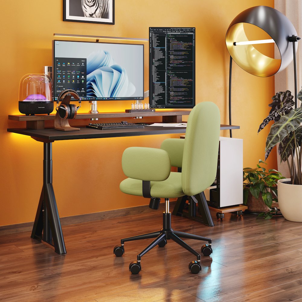 Lionel Office Chair Olive Green. Picture 9