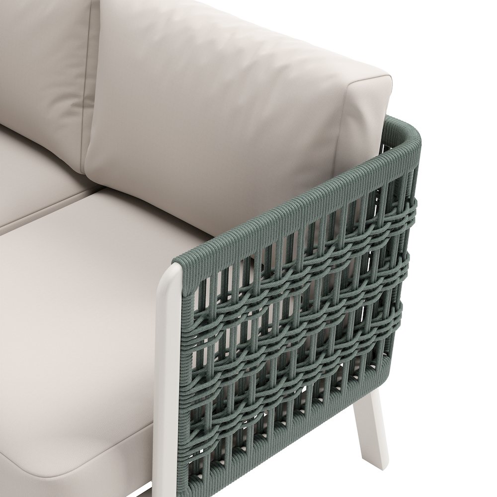 Bridgehampton Sofa White. Picture 11