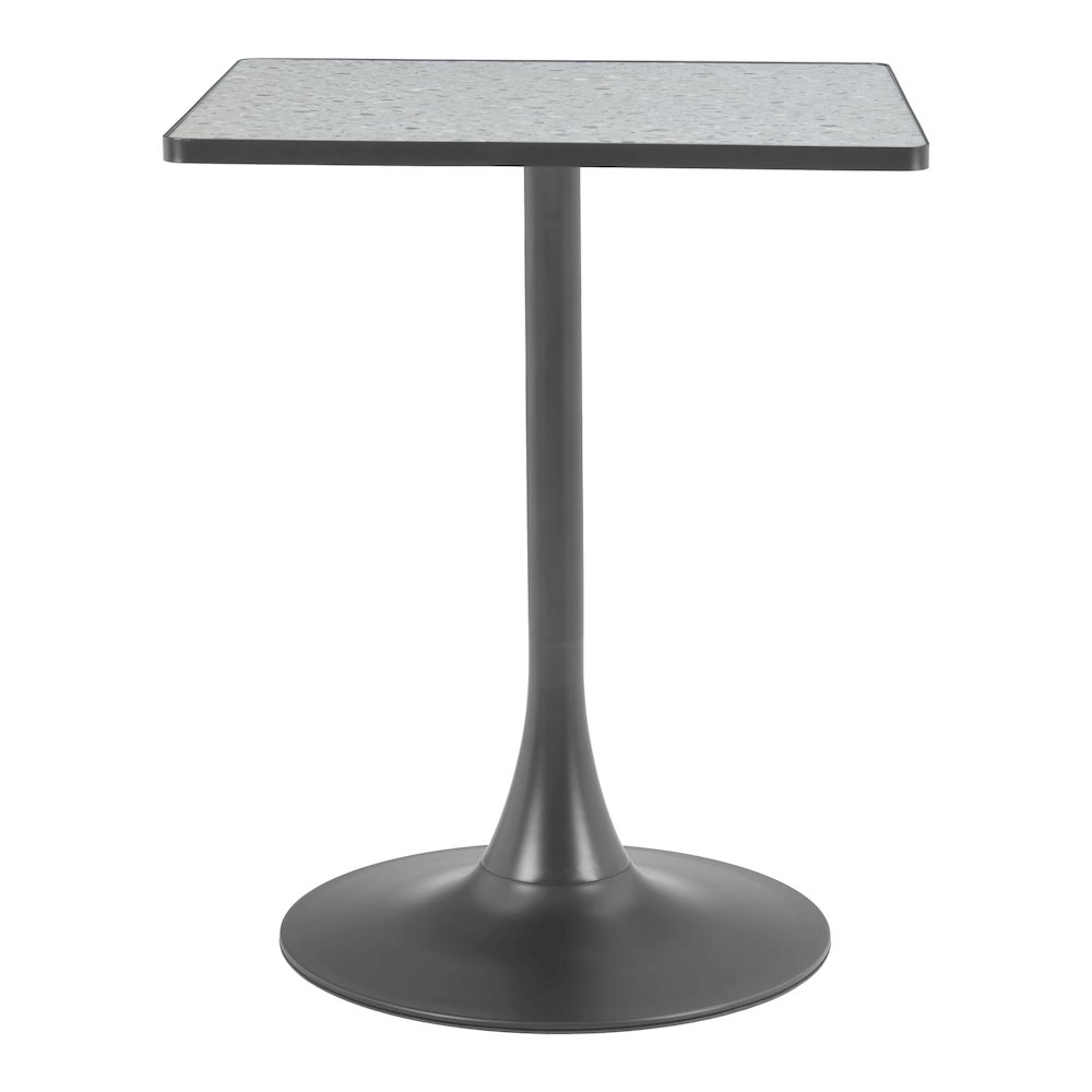 Spot Bistro Table Gray & Black. Picture 2