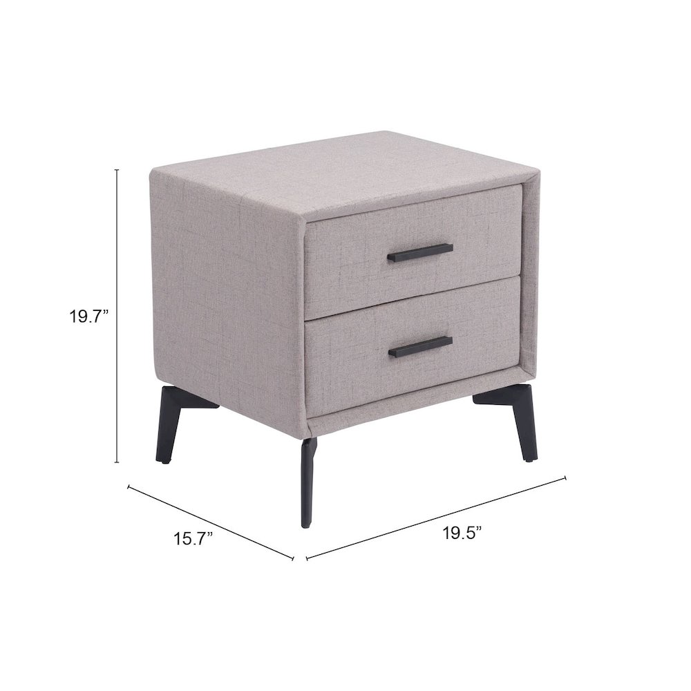 Halle Side Table Gray. Picture 7