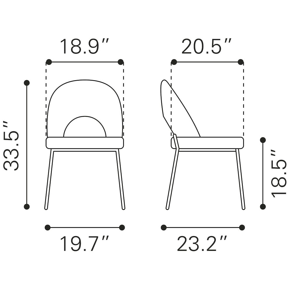 Torrey Dining Chair (Set of 2) Multicolor Print & Gray. Picture 13
