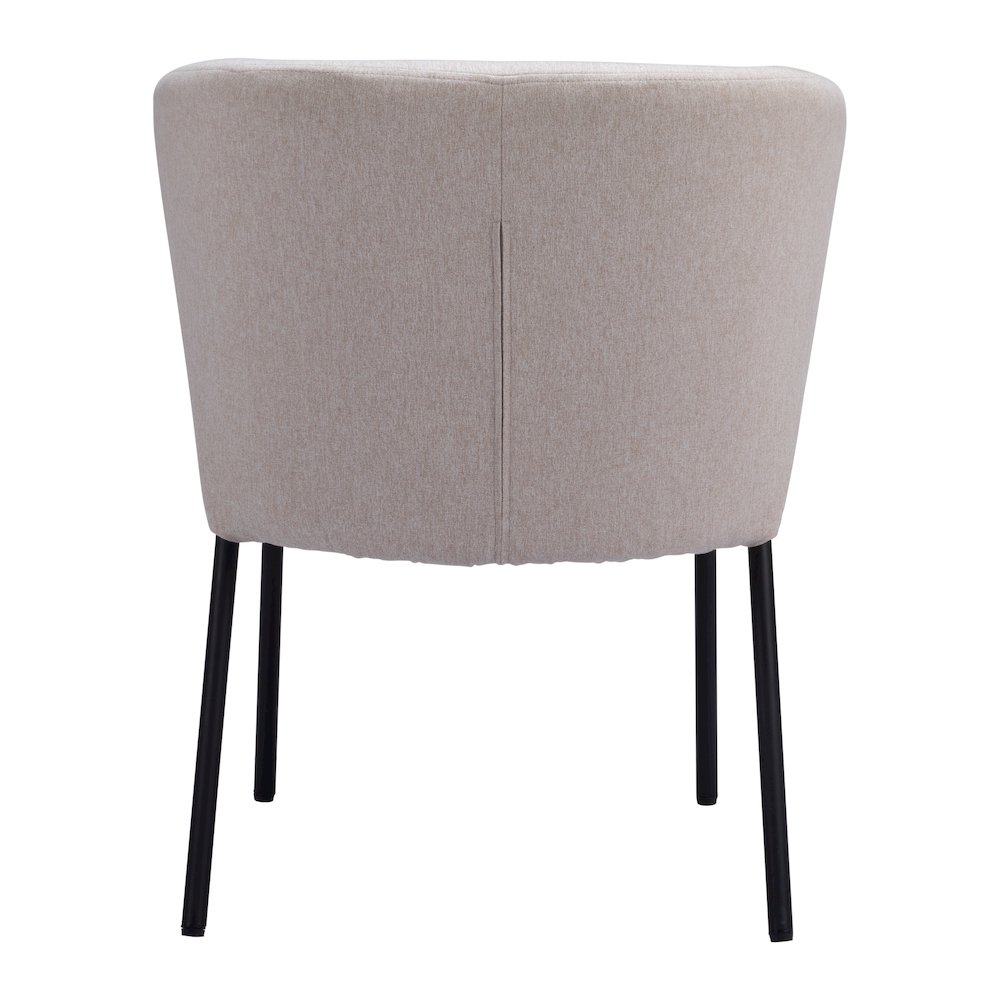 Aimee Dining Chair (Set of 2) Beige. Picture 4