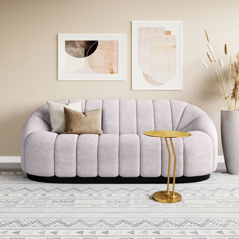 Bhutan Sofa Light Gray. Picture 11