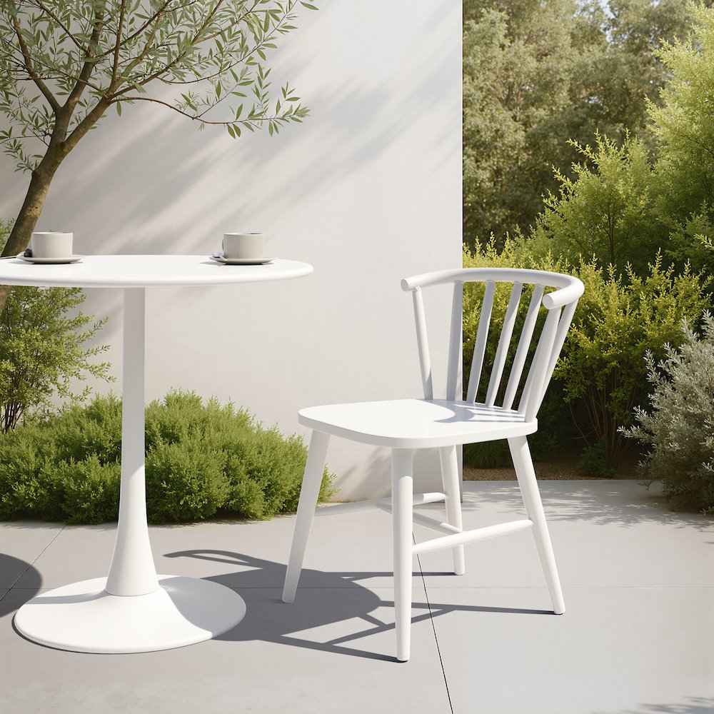 Shio Dining Chair White. Picture 9