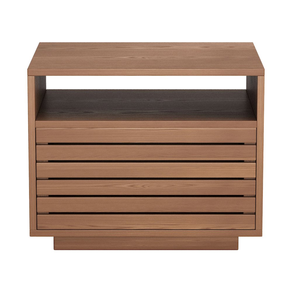 Slit Nightstand Walnut. Picture 6
