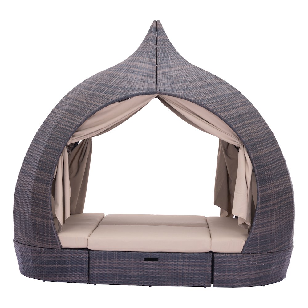 Majorca Daybed Brown & Beige. Picture 6