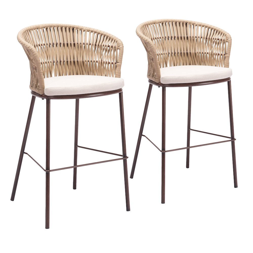 Freycinet Barstool (Set of 2) Natural. Picture 6