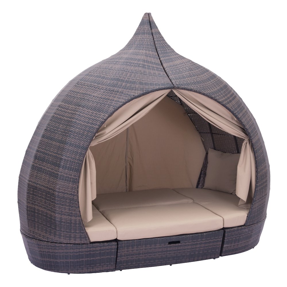 Majorca Daybed Brown & Beige. Picture 13