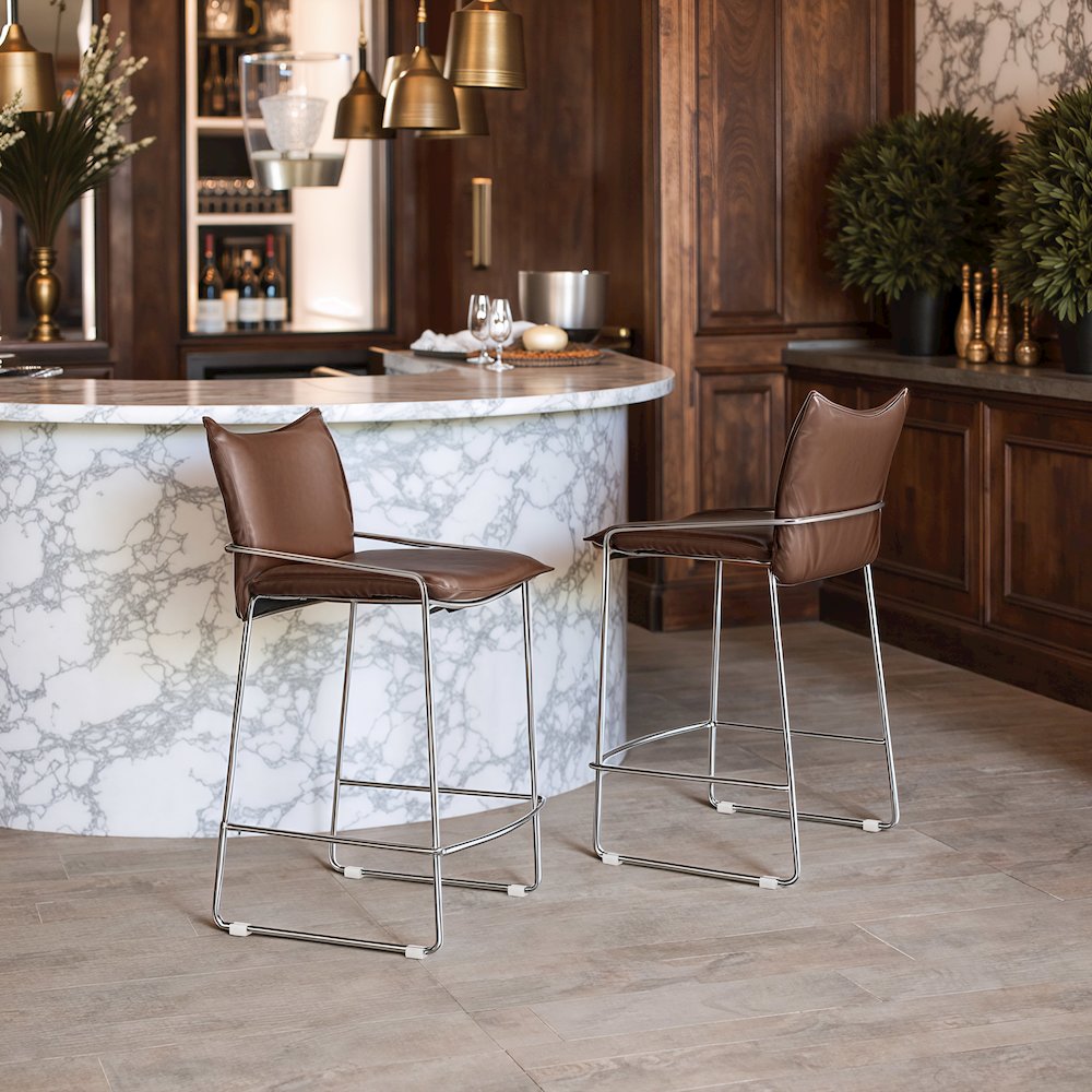Pola Counter Stool Brown. Picture 8