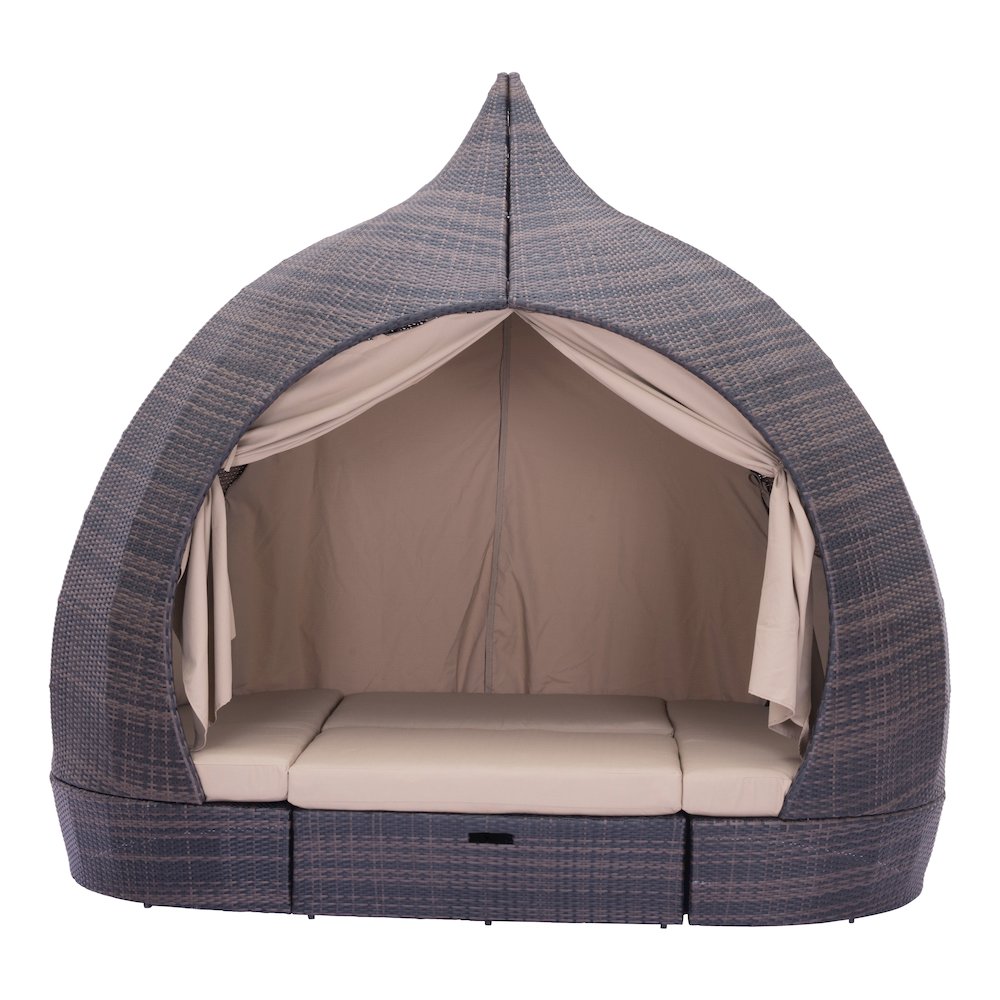 Majorca Daybed Brown & Beige. Picture 7