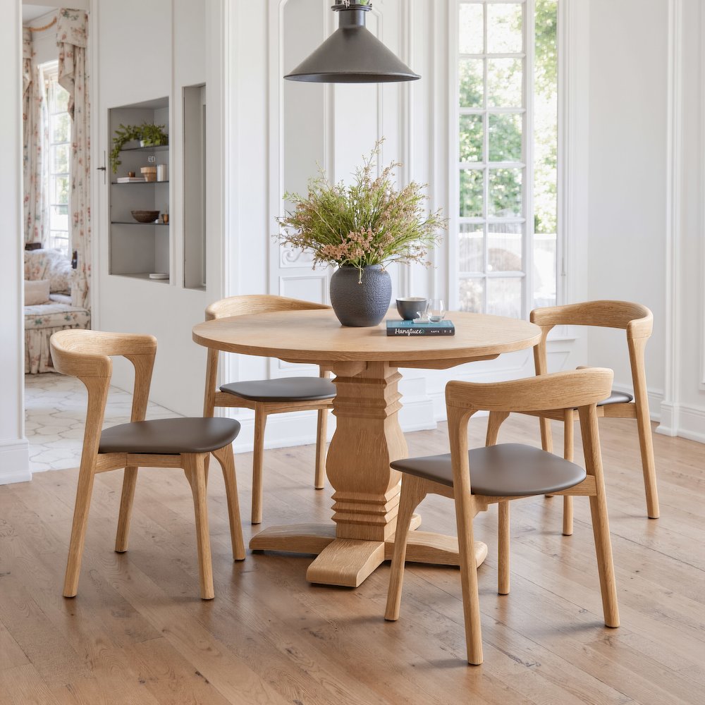 Tabi Dining Table Brown. Picture 8