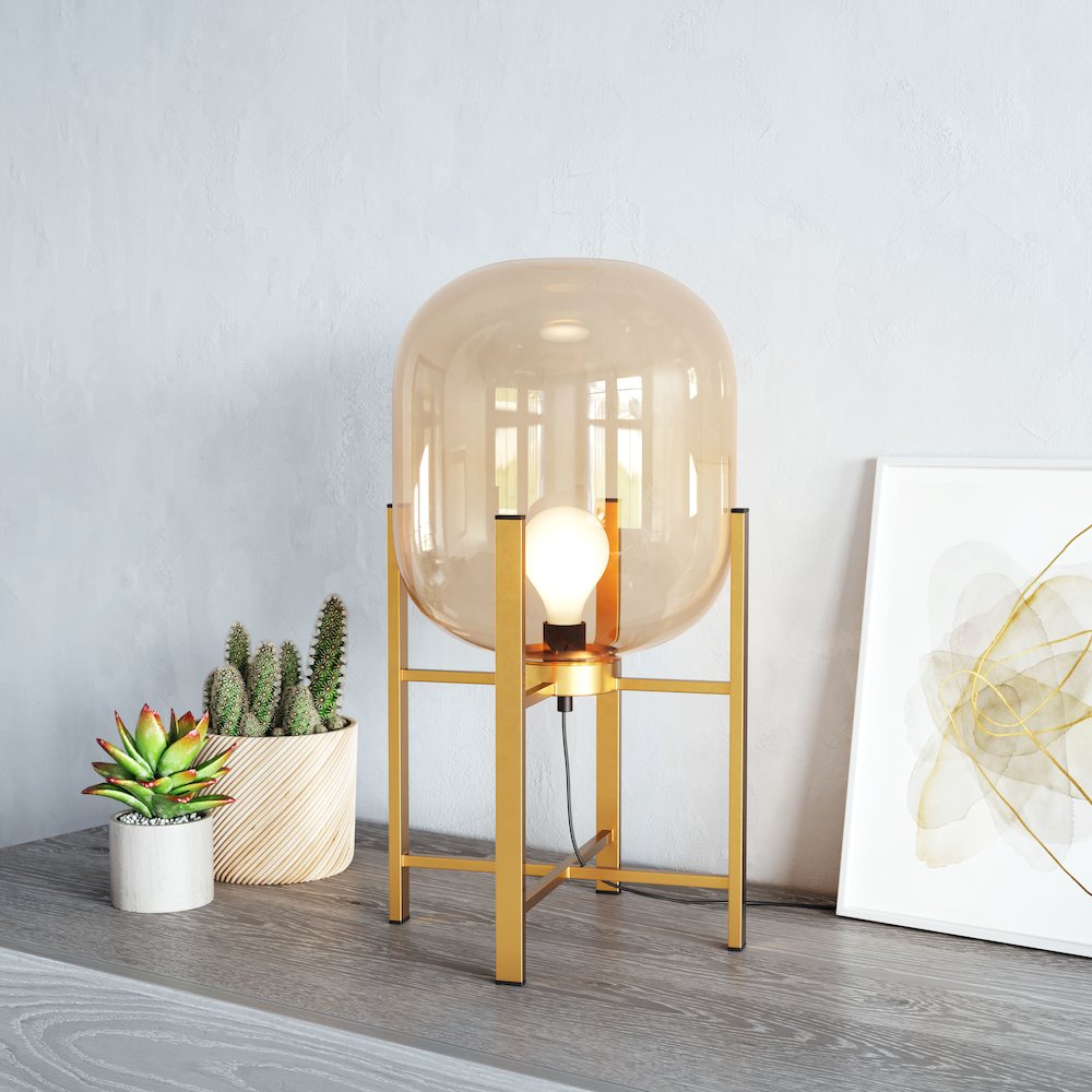Wonderwall Table Lamp Gold. Picture 8