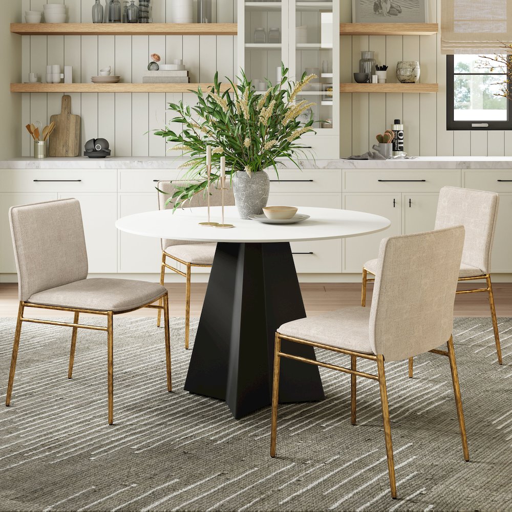 Izar Dining Table White. Picture 8