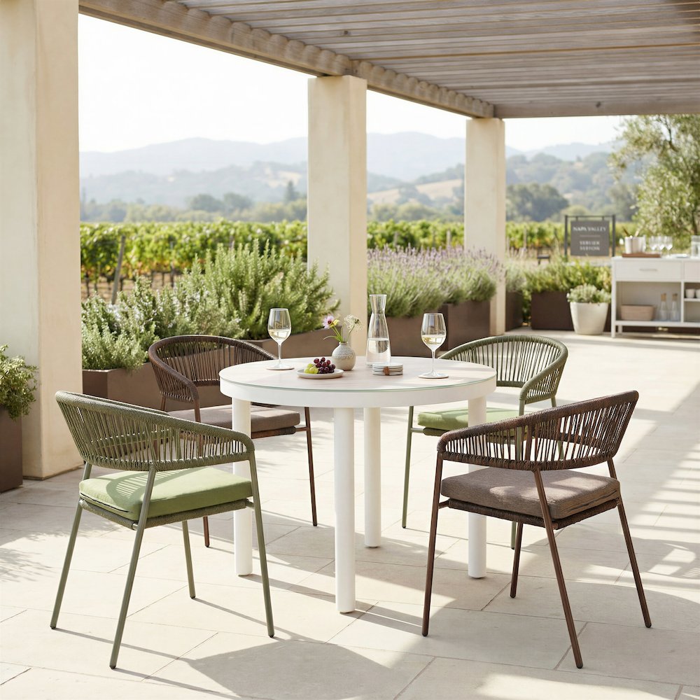 Skye Dining Chair (Set of 2) Brown. Picture 11