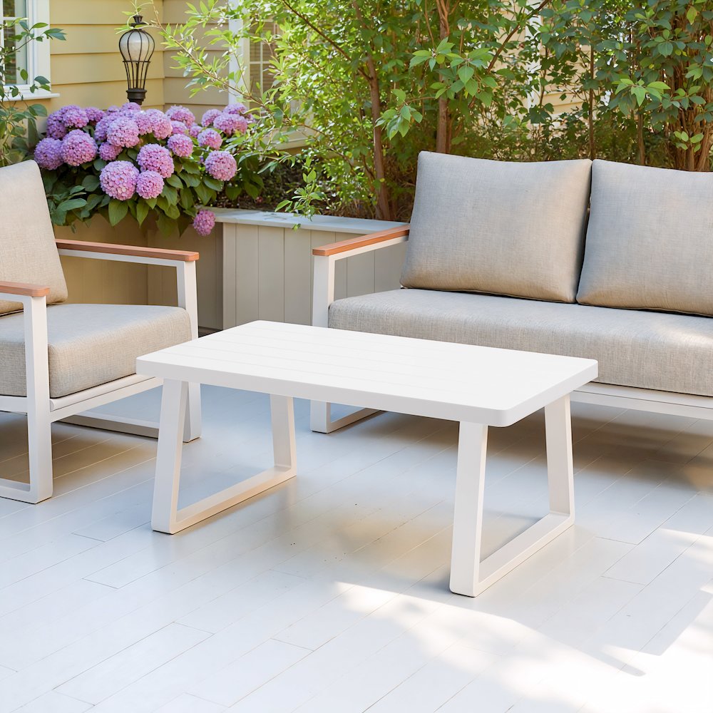 Welt Coffee Table White. Picture 8