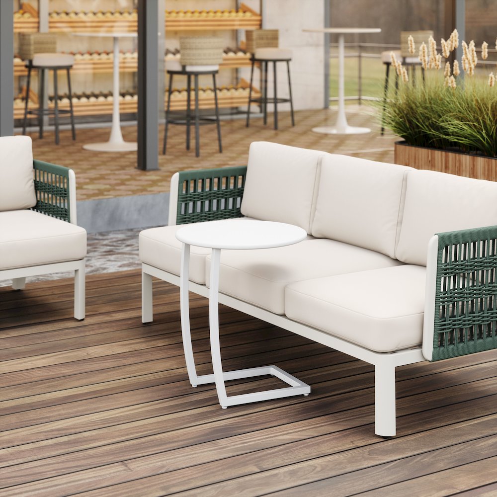 Noga End Table White. Picture 8