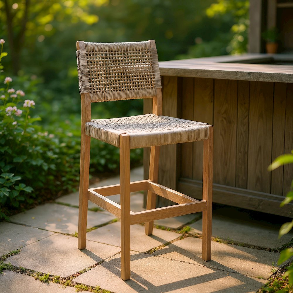 Corde Barstool Beige. Picture 11