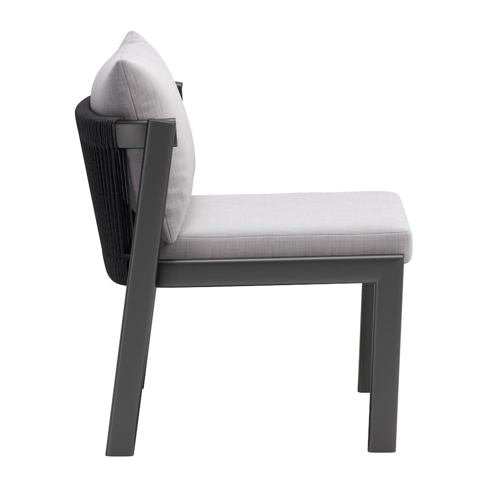 Horizon Dining Chair (Set of 2) Gray. Picture 2