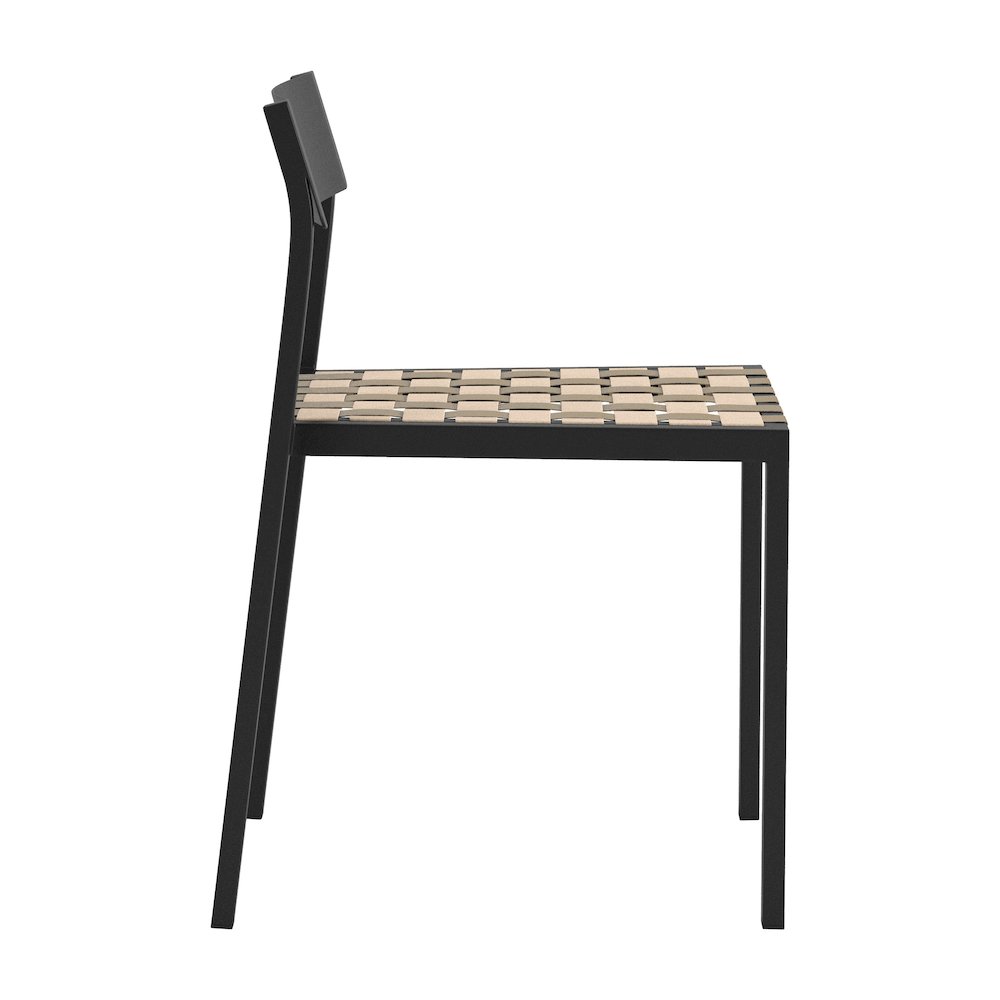 Draco Dining Chair (Set of 2) Black. Picture 3