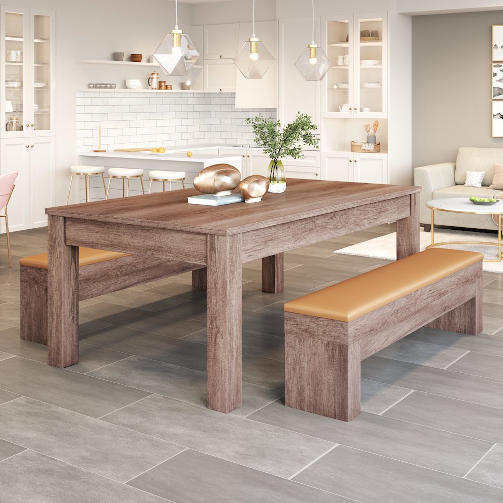 Bonker 3 in 1 Table Brown. Picture 8