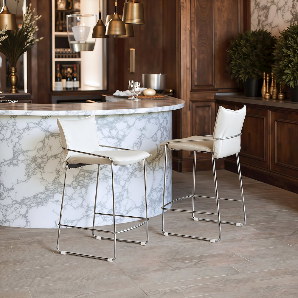 Pola Counter Stool White. Picture 8