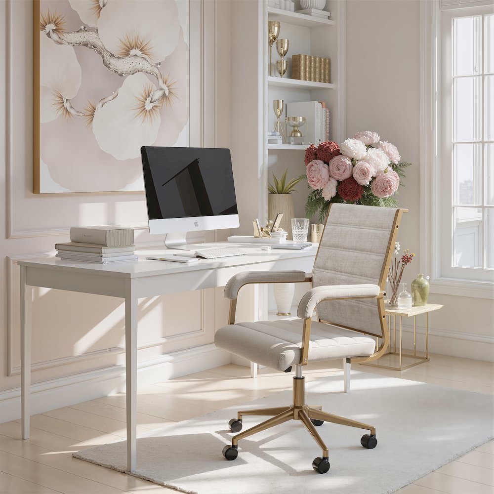 Auction Office Chair Gray. Picture 8