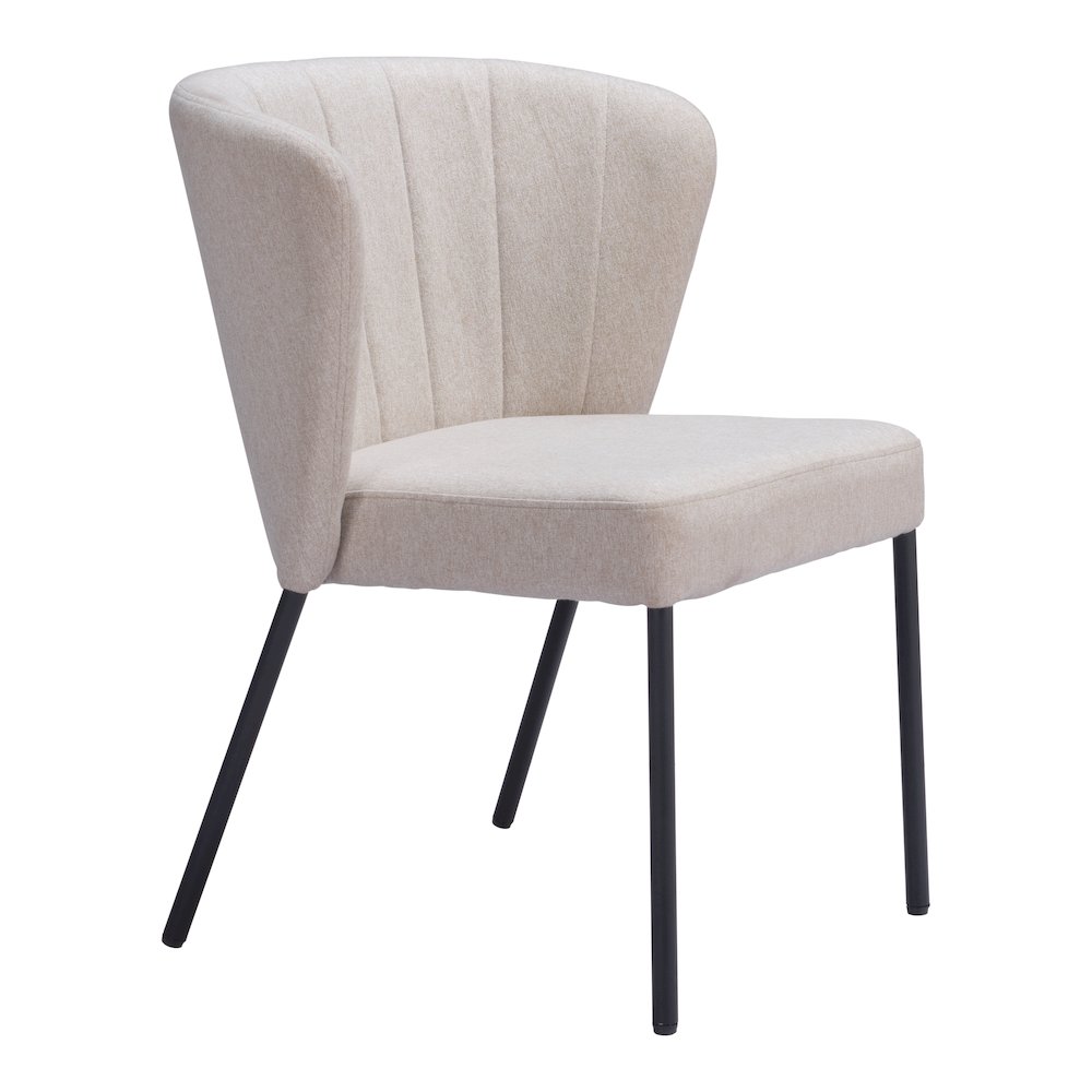Aimee Dining Chair (Set of 2) Beige. Picture 1