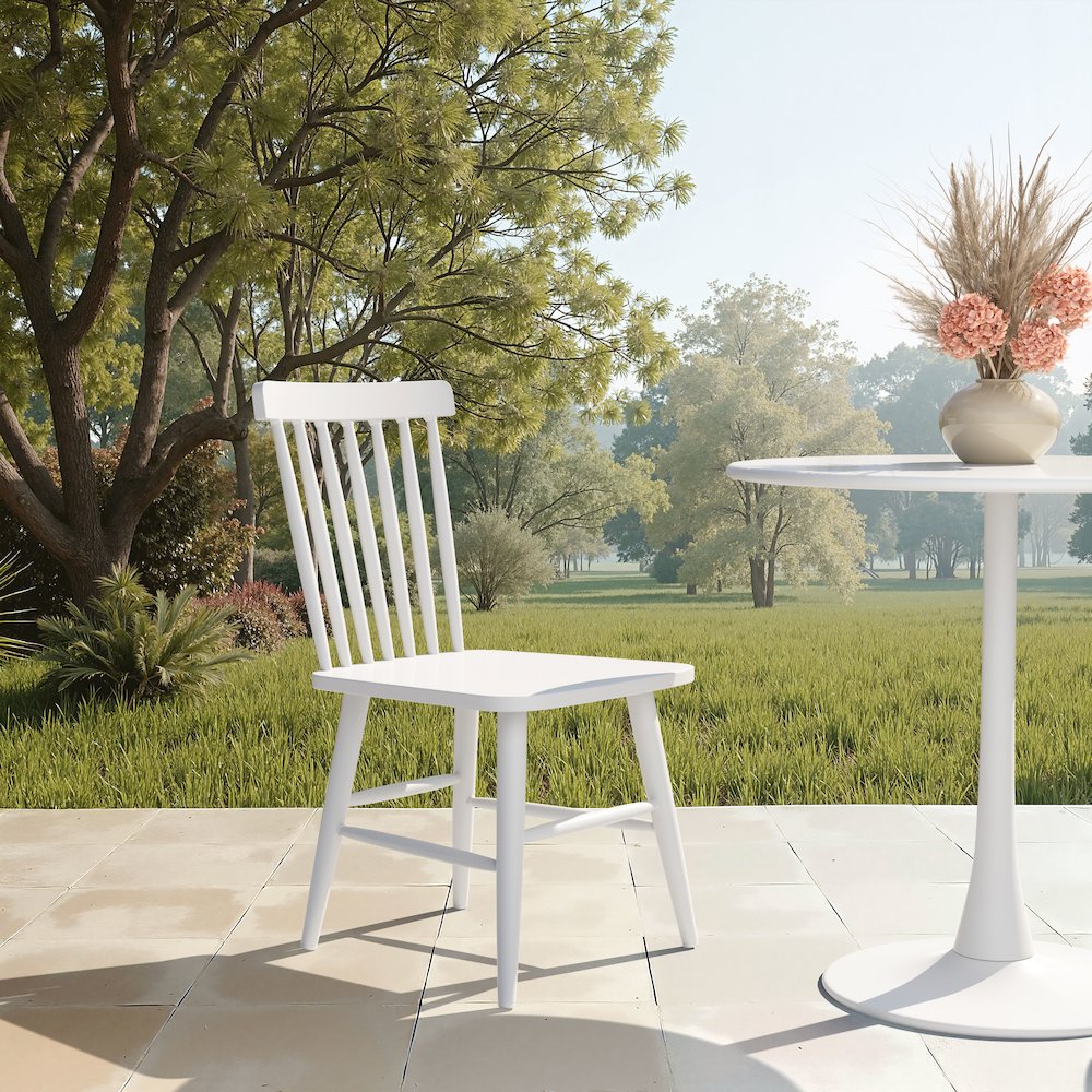 Zeilen Dining Chair (Set of 2) White. Picture 9