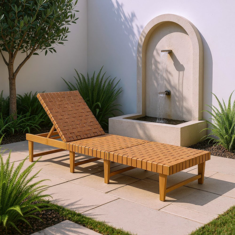 Breath Chaise Lounge Brown. Picture 9