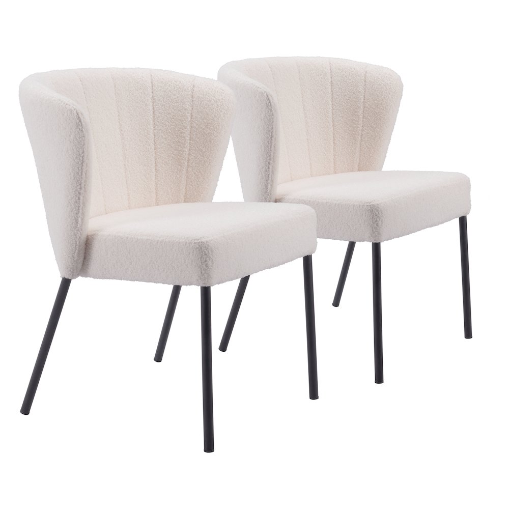 Aimee Dining Chair (Set of 2) Cream. Picture 6