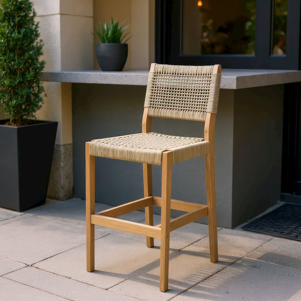 Corde Barstool Beige. Picture 10
