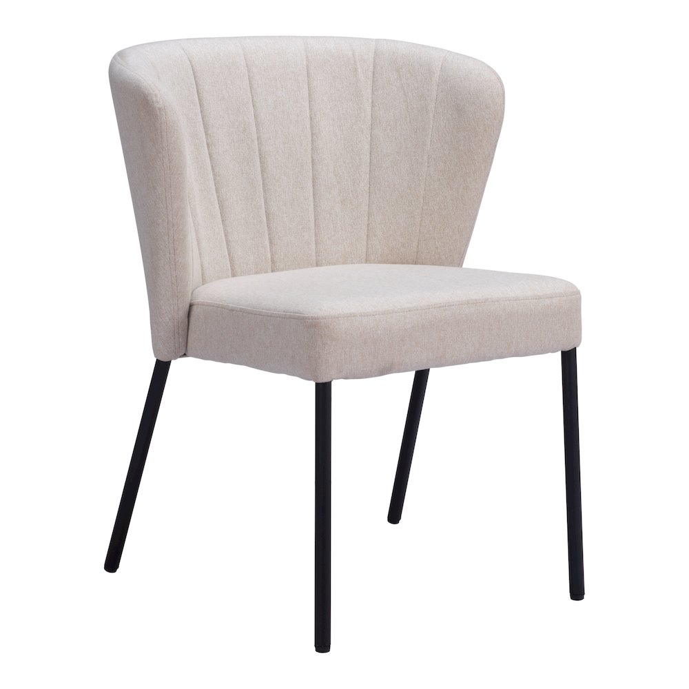 Aimee Dining Chair (Set of 2) Beige. Picture 5
