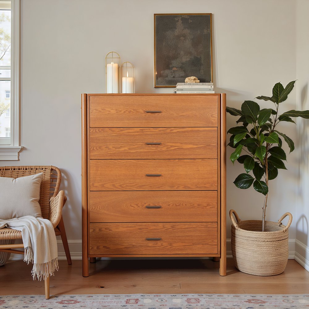 Beleza Chest Walnut. Picture 2