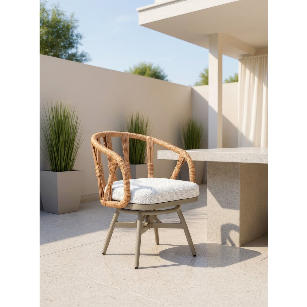 Safal Swivel Dining Chair Multicolor. Picture 12