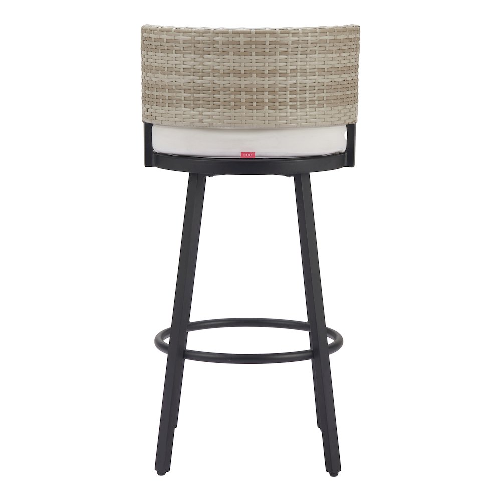 Midnight Wave Barstool White. Picture 4