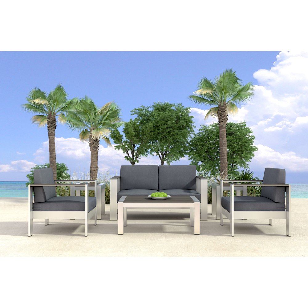 Cosmopolitan Sofa Dark Gray. Picture 8