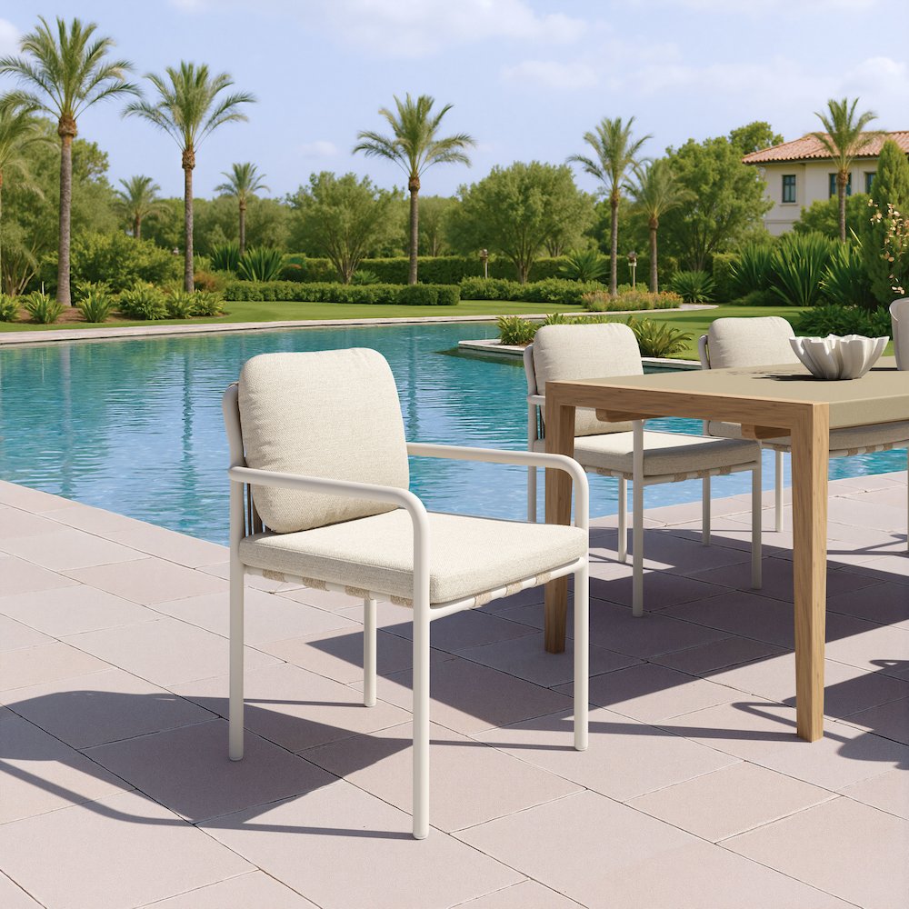 Aite Dining Chair (Set of 2) Beige. Picture 9