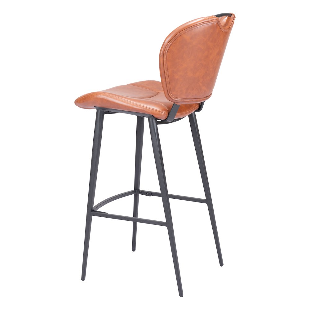 Terrence Barstool Vintage Brown. Picture 7