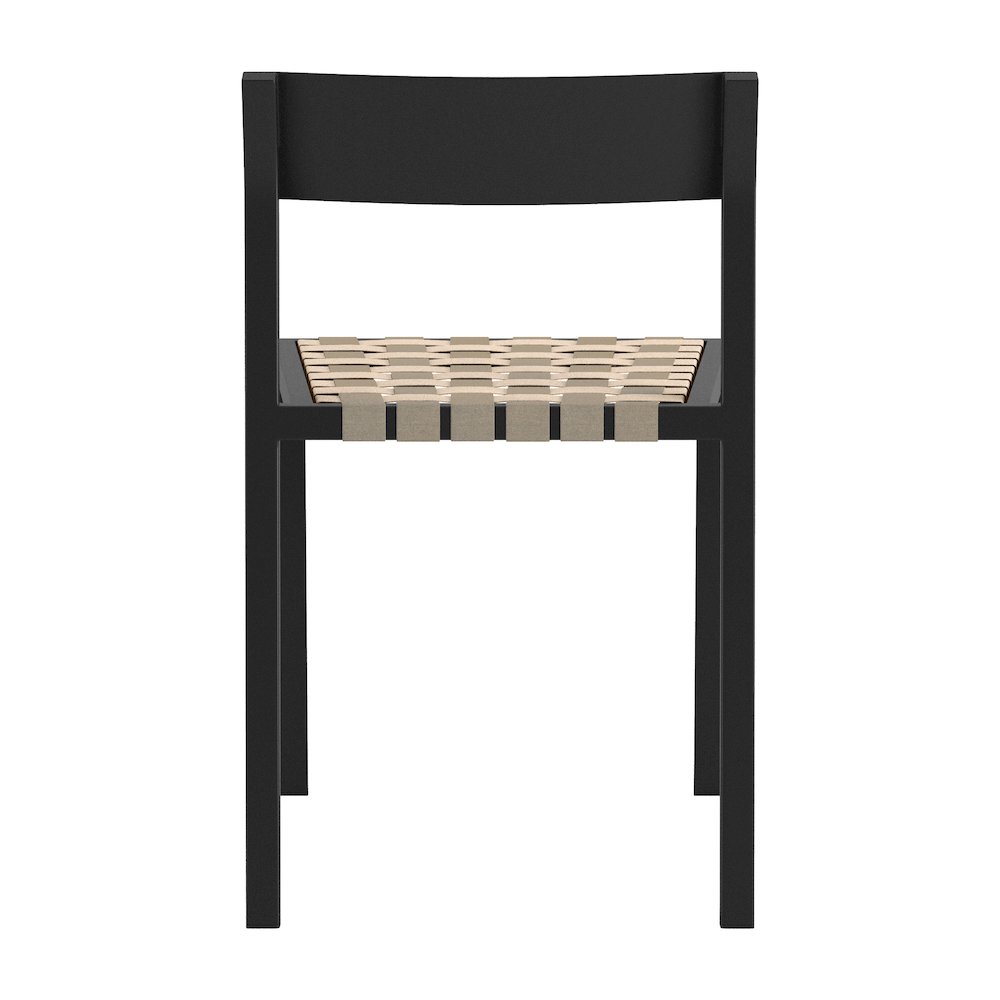 Draco Dining Chair (Set of 2) Black. Picture 5