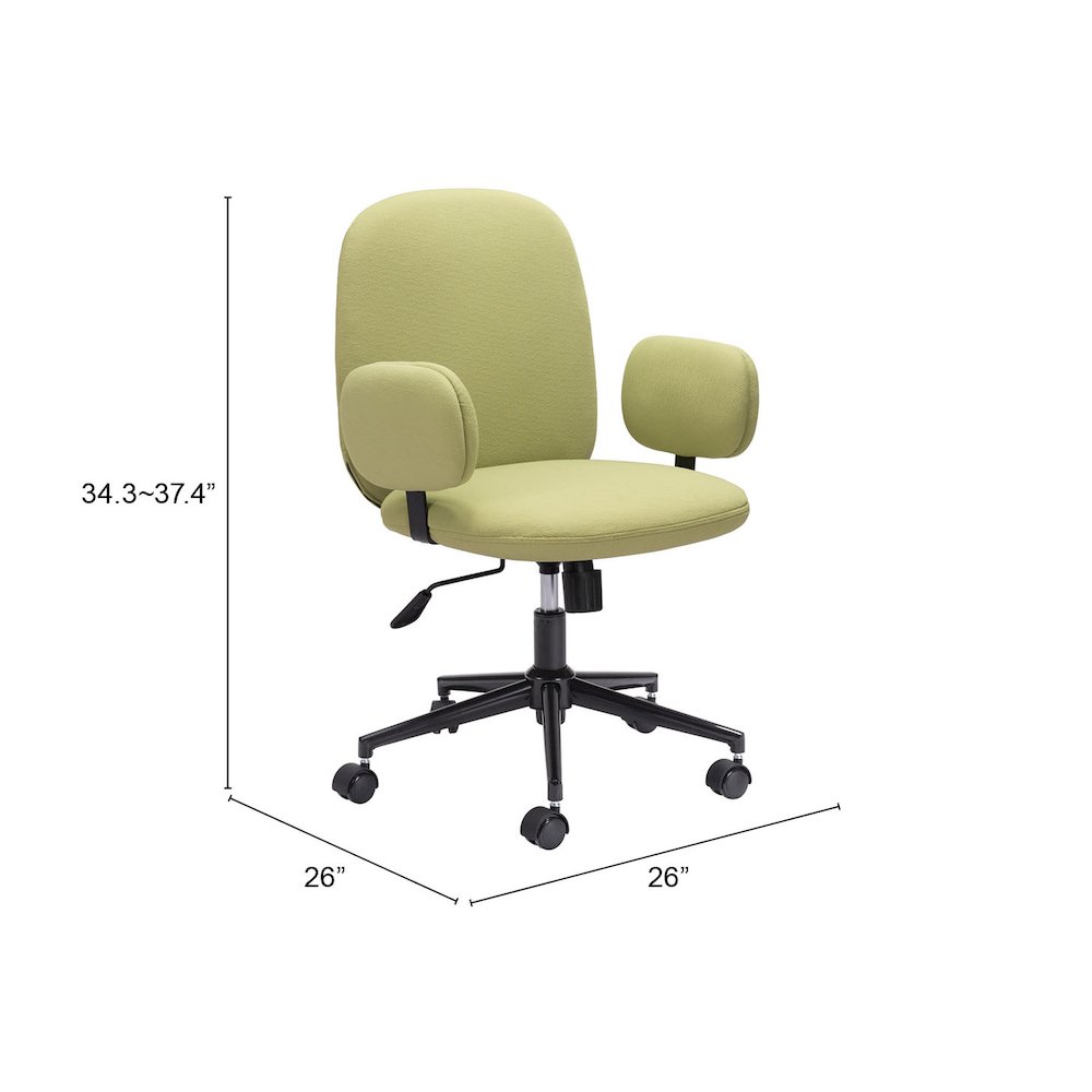Lionel Office Chair Olive Green. Picture 7