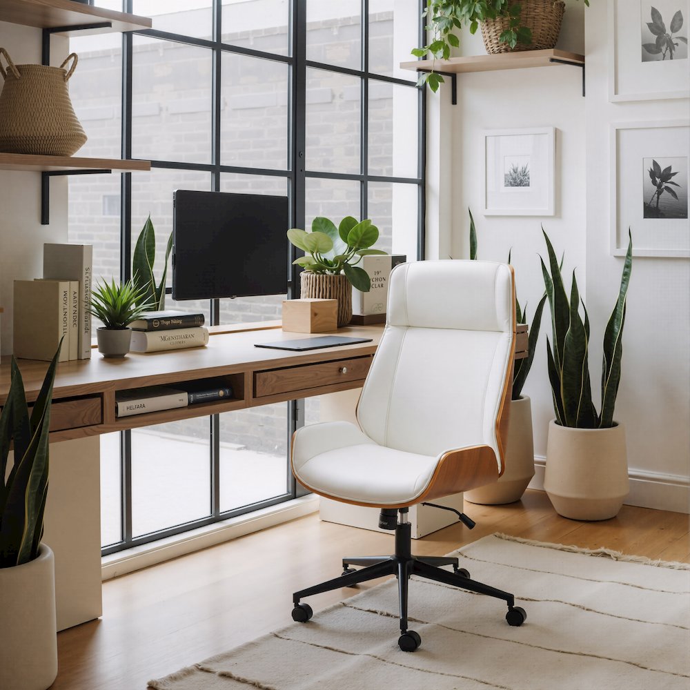 Flex High Back Office Chair White. Picture 9
