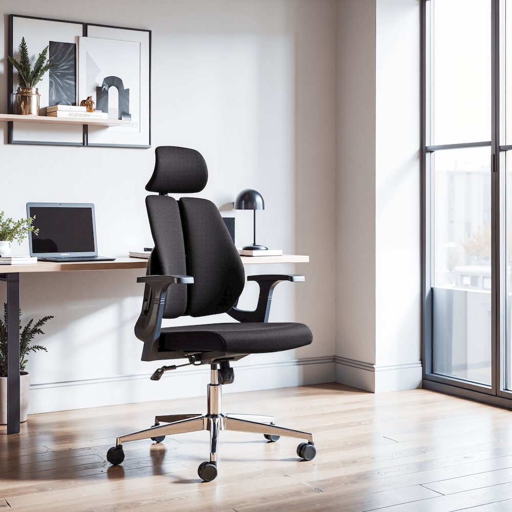 Genric Office Chair Black. Picture 8
