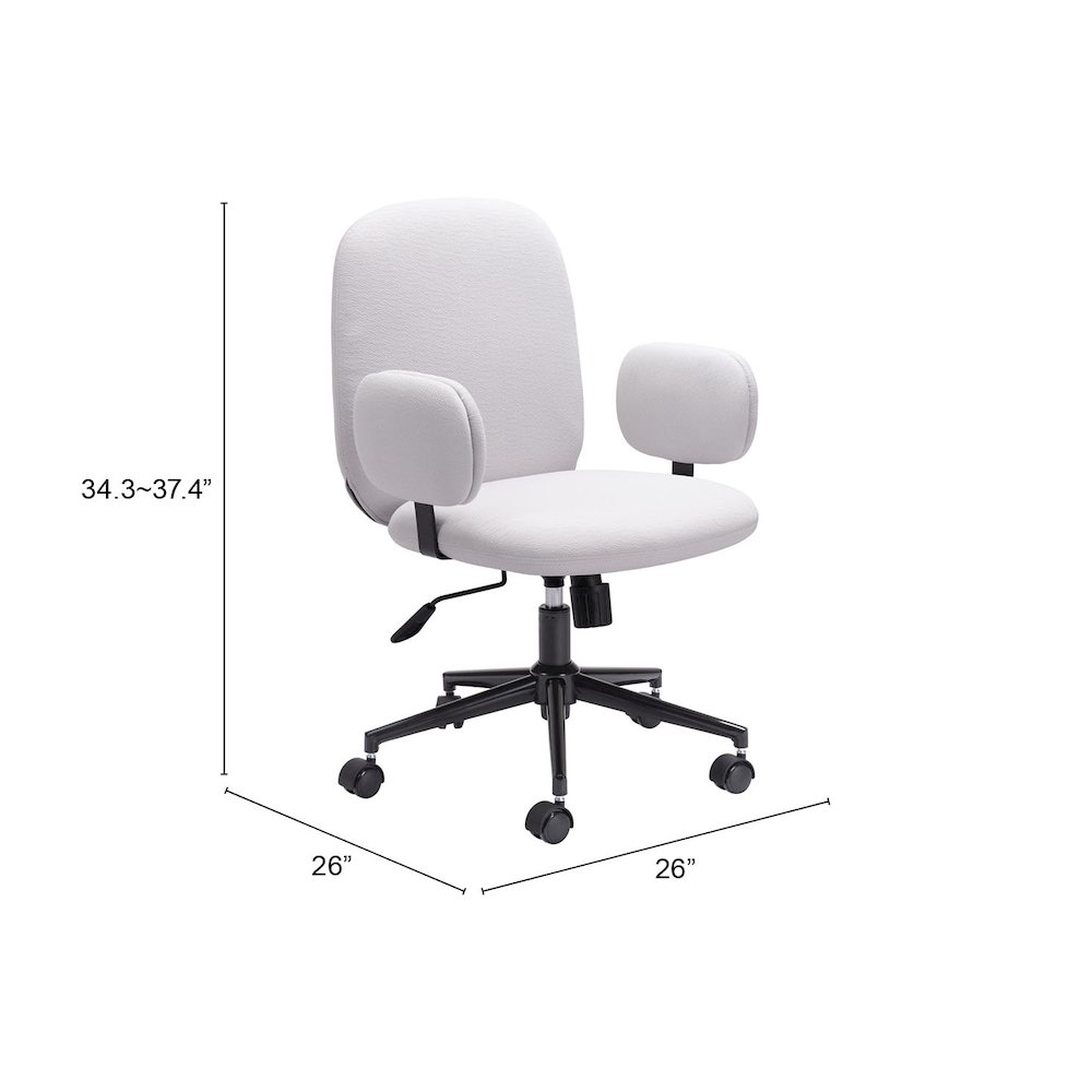 Lionel Office Chair Beige. Picture 7
