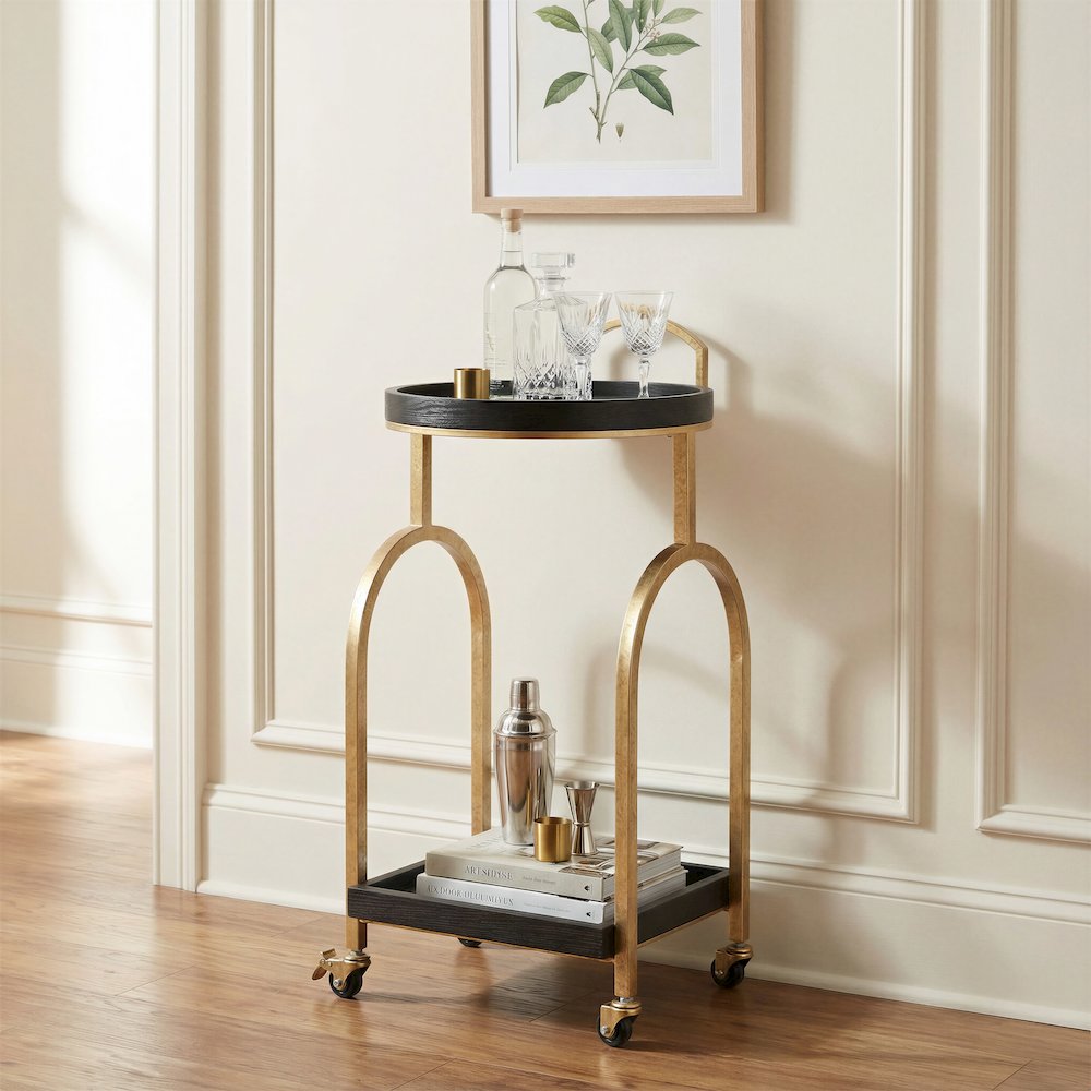 Zukei Bar Cart Black. Picture 9