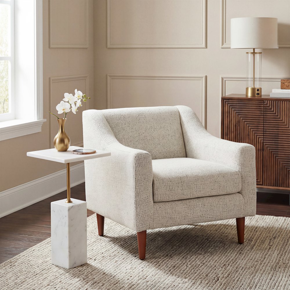 Naht Side Table White. Picture 2